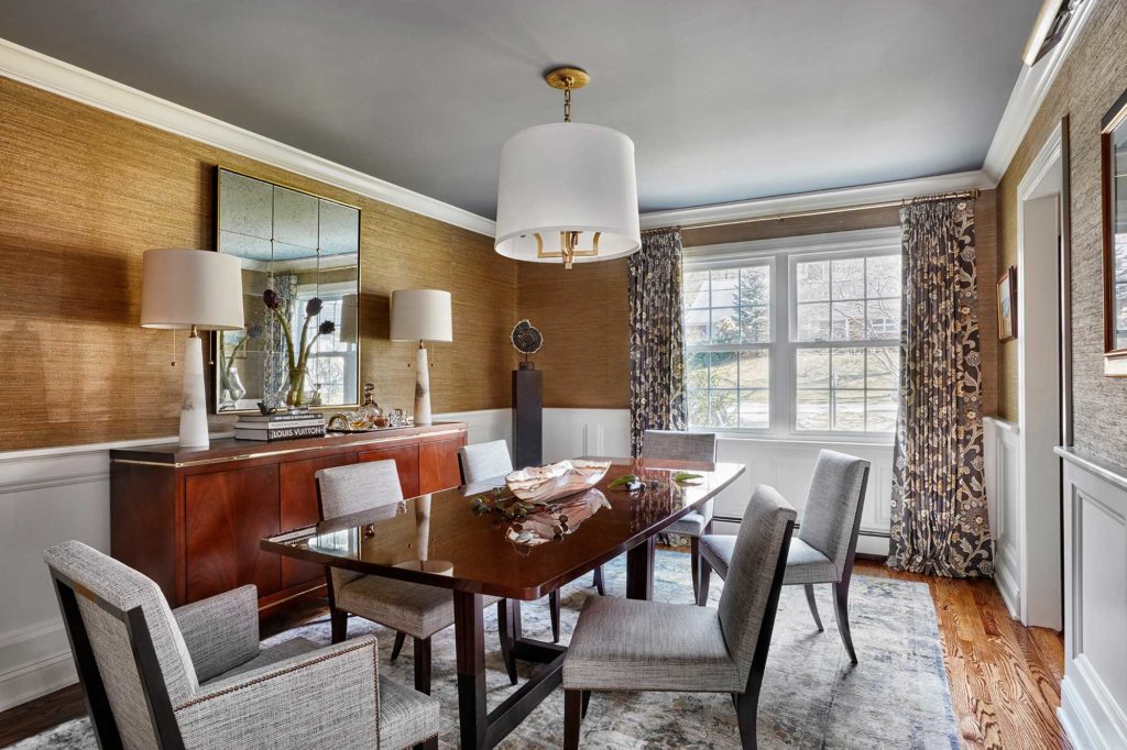 Claudia Giselle Design's award-winning dining room in Westchester, New York